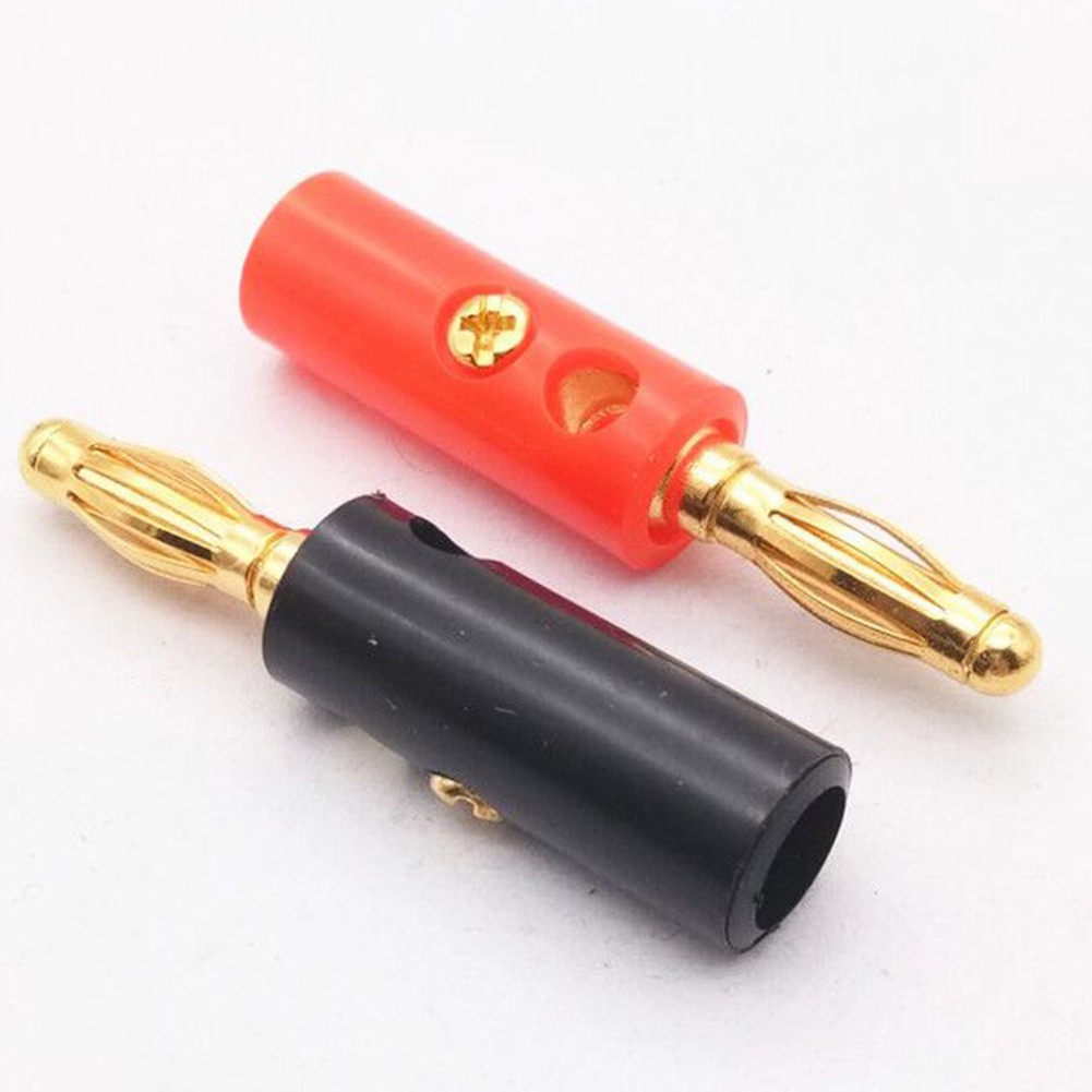 Durable 4mm Banana Plug Male Connector for Universal Audio Speaker Wire Cables - Picture 33 of 35