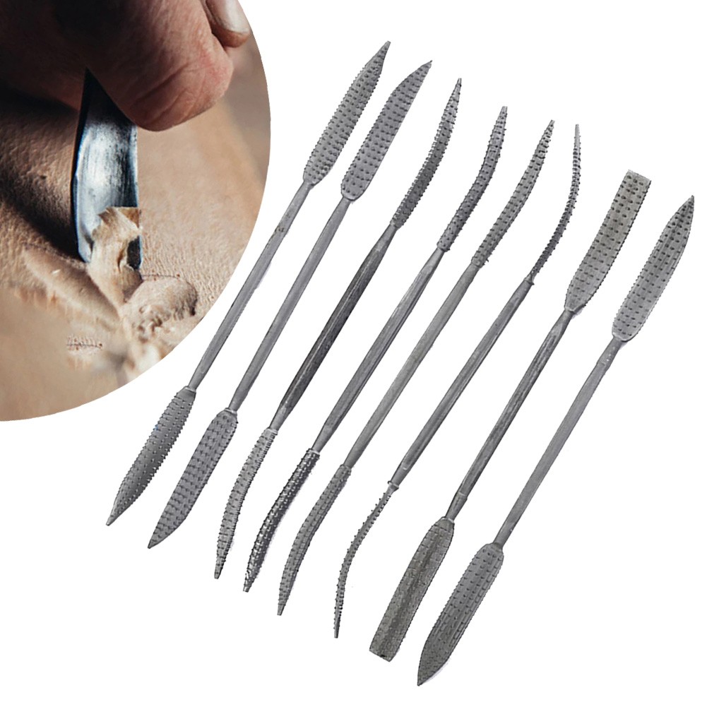 Small Riffler File Comfortable Coarse Riffler Files 8pcs High Quality 190mm Curved Hand ...