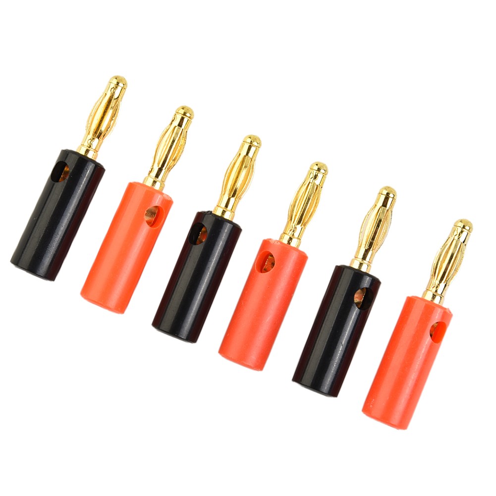 Durable 4mm Banana Plug Male Connector for Universal Audio Speaker Wire Cables - Picture 21 of 35
