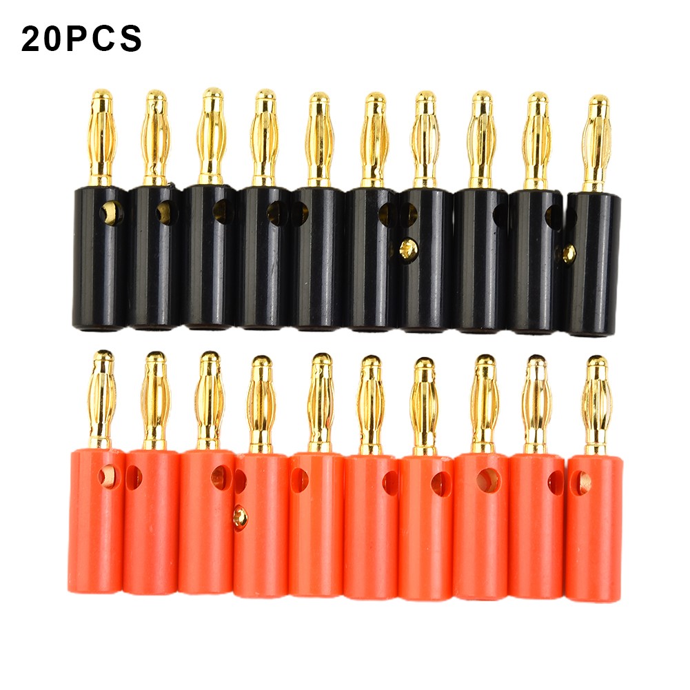 Durable 4mm Banana Plug Male Connector for Universal Audio Speaker Wire Cables - Picture 28 of 35