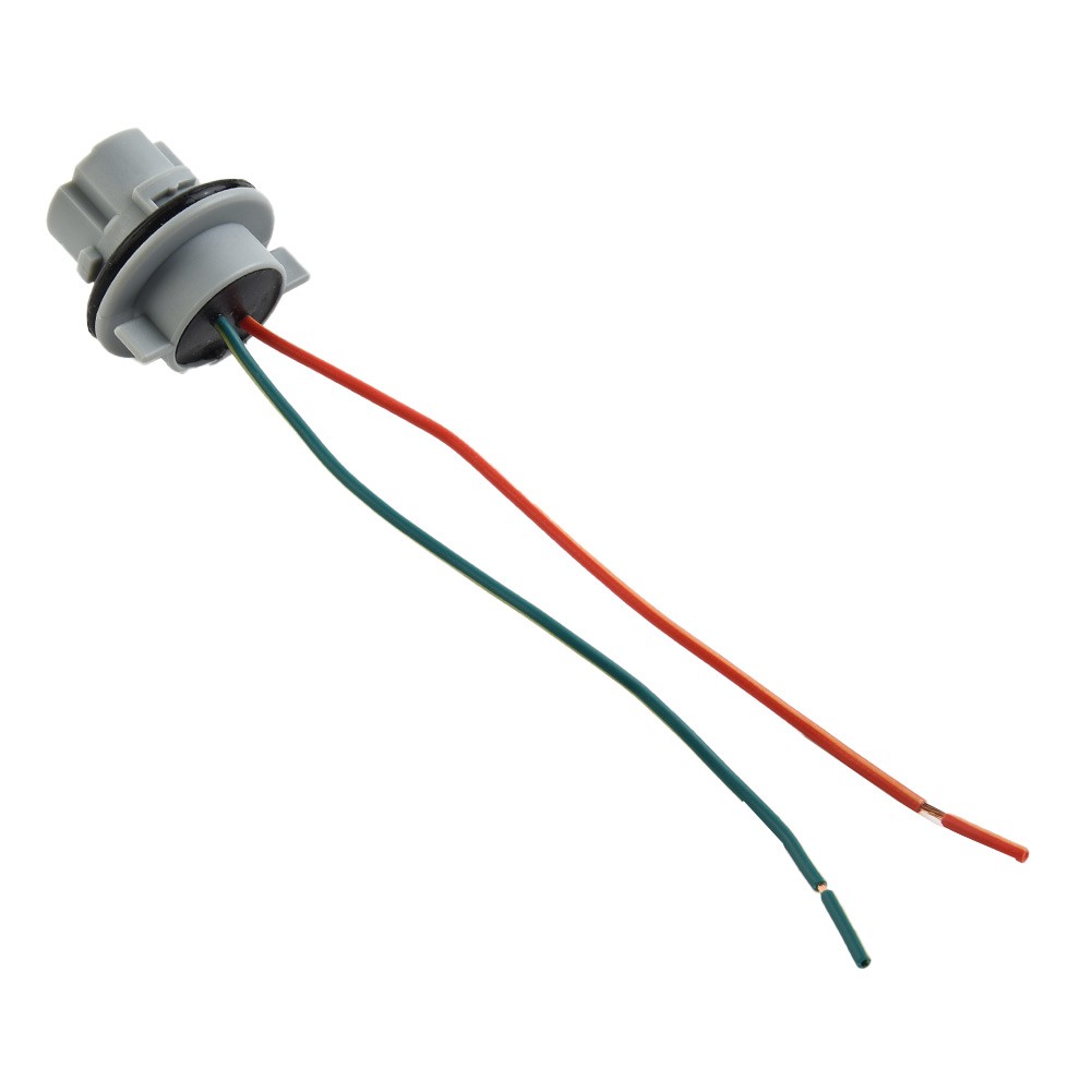 Pigtail Wire Connector Set with Two Sockets for Model 7440 Automotive Lights - Picture 8 of 12