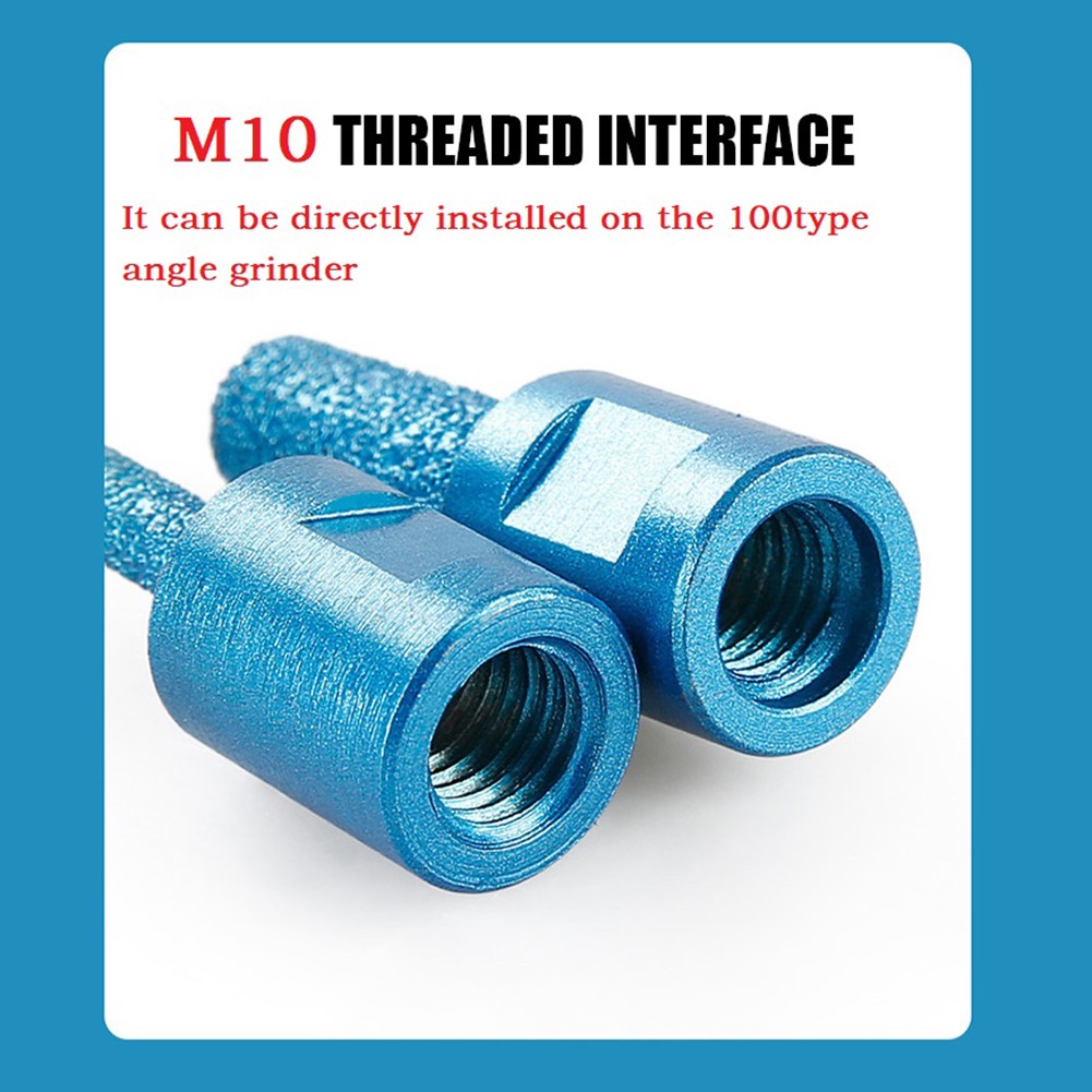 Milling Cutting Finger Bit Blue Efficient Performance M10 Thread 6/10/15mm