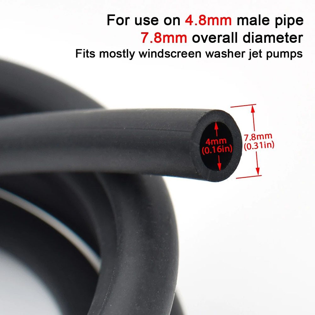 Fashion Hoses Male New Pipe Connector Hose Wiper 2004-2007 2XUniversal - Picture 6 of 9