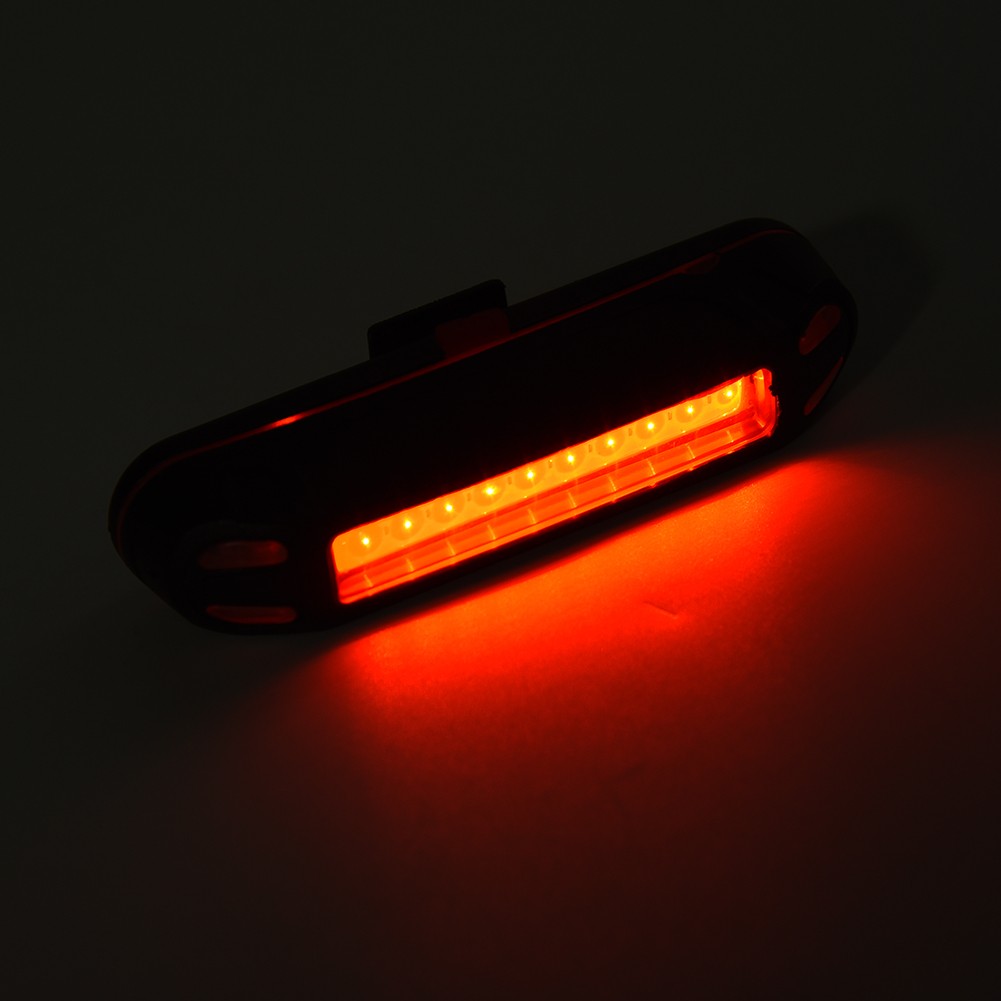 Fanale Posteriore Bicicletta USB Ricaricabile LED Luce di Sicurezza Fanale Posteriore Ciclismo - Foto 46 di 50