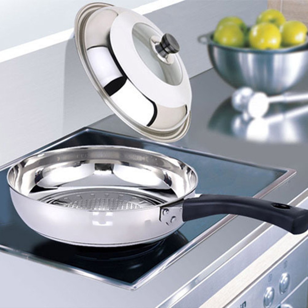 Topfdeckel Wokdeckel Kombi Gemüsedeckel 36CM 38CM Topfdeckel Edelstahl - Bild 72 von 81