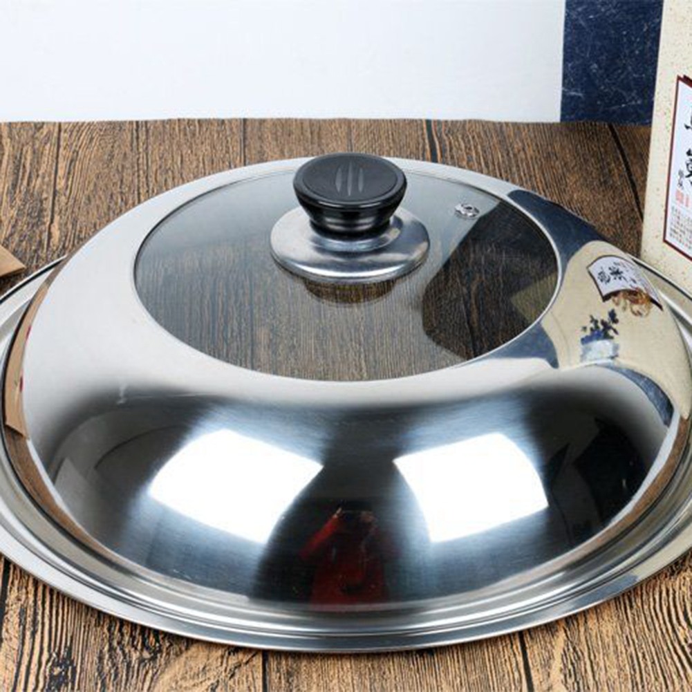 Topfdeckel Wokdeckel Kombi Gemüsedeckel 36CM 38CM Topfdeckel Edelstahl - Bild 21 von 81