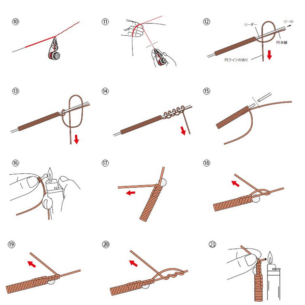 Bobbin Knotter 1Pcs For 0.3-3.0 PE Line Luya Knotter Multi-function Knot