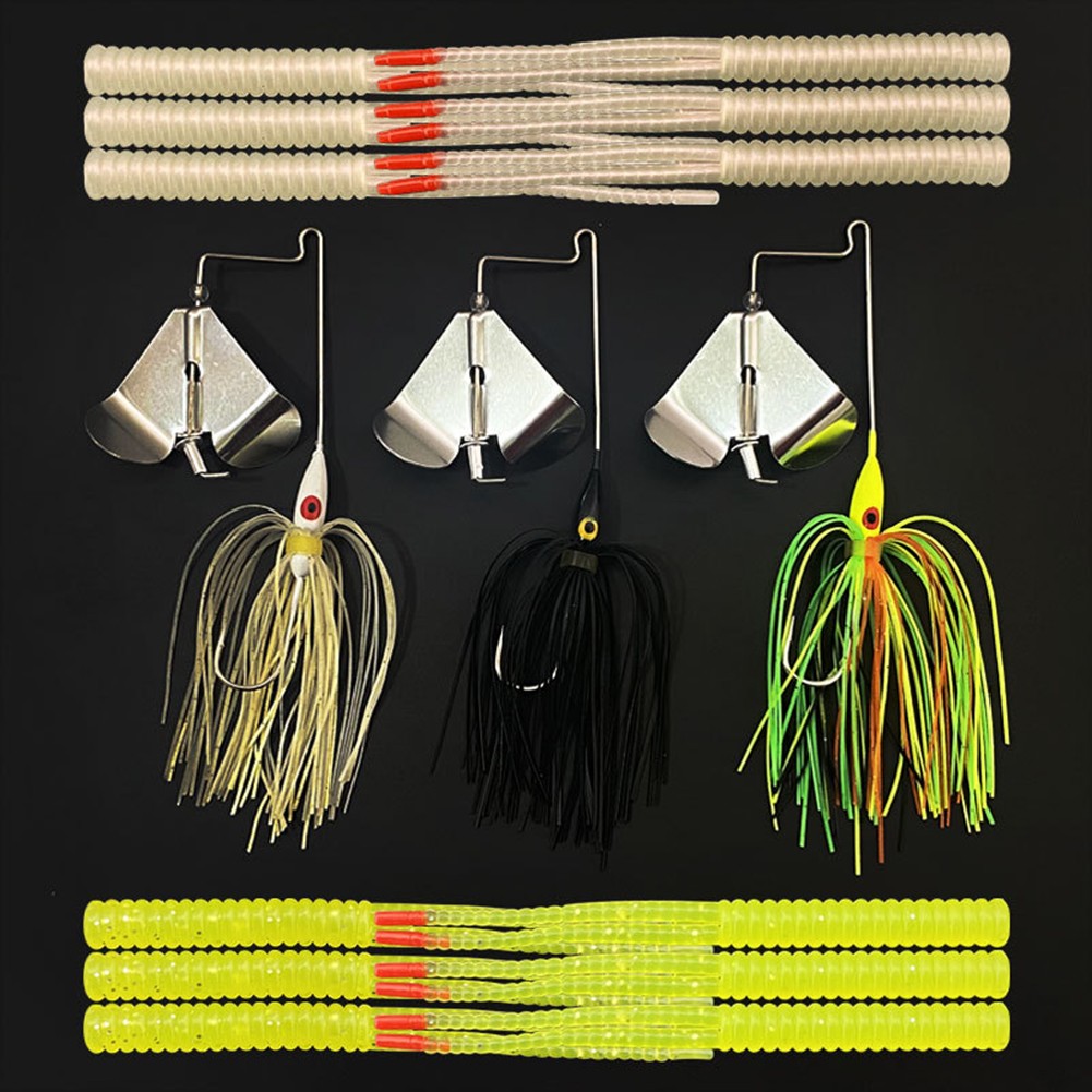 3 Pezzi Gonne In Silicone Per Esca Da Pesca - Spinnerbait Buzzbait - Jig Gomma - Lunghezza 7 Cm - Colori Assortiti (Rosa, 3 Colori) - 3