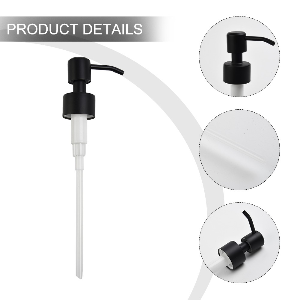 Soap Dispenser Pump Pump Head Anti-Corrosion Rust-Proof Silver/Black Home - Picture 31 of 42