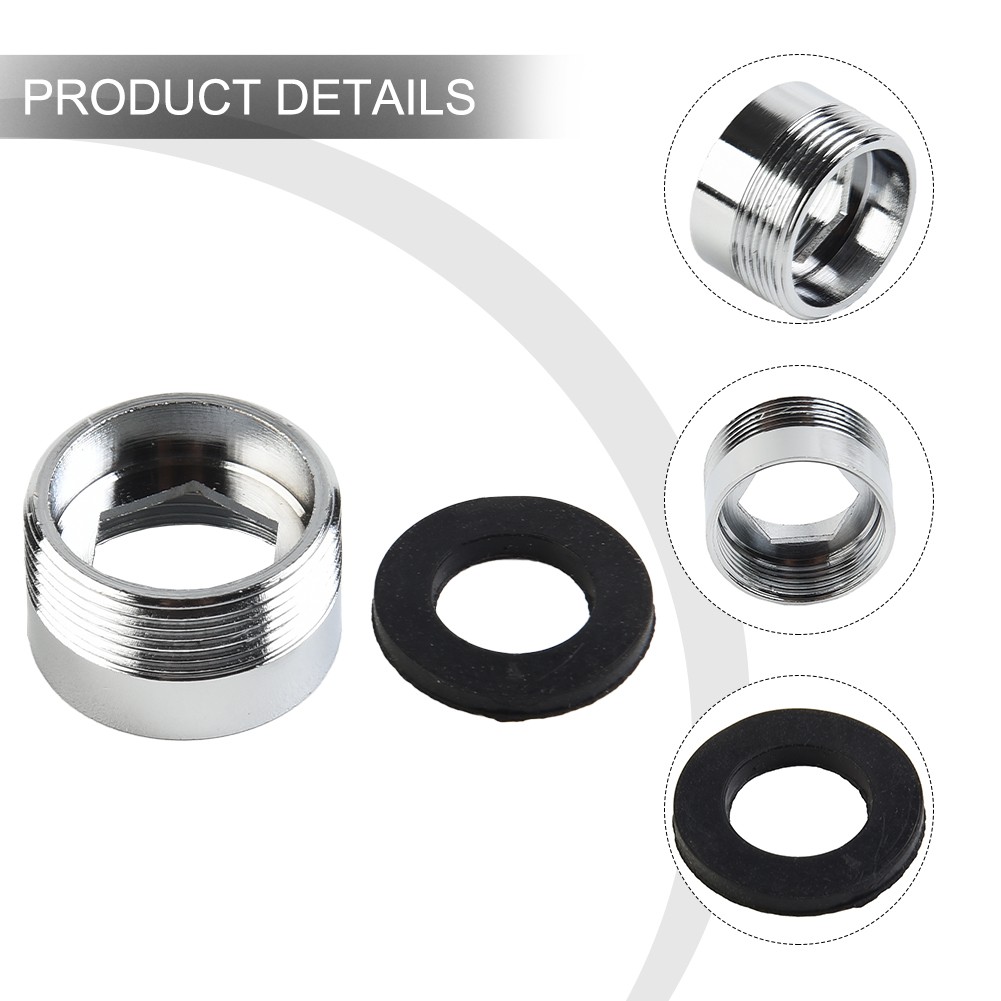 Faucet Metal Adaptor Inside Thread Water Saving Kitchen Tap Aerator Connector - Picture 50 of 94