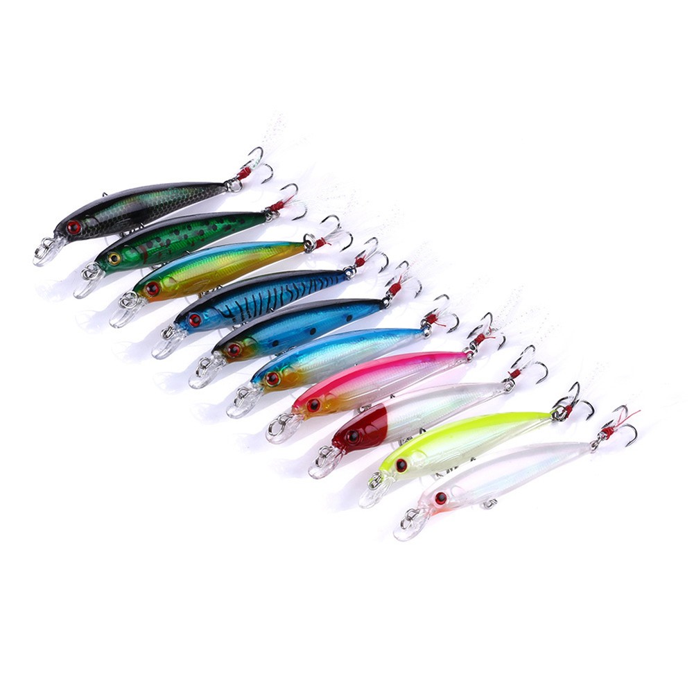 Leurres Crankbait Pour Pêche Au Bar - Pack De Leurres Manivelles - Neufs