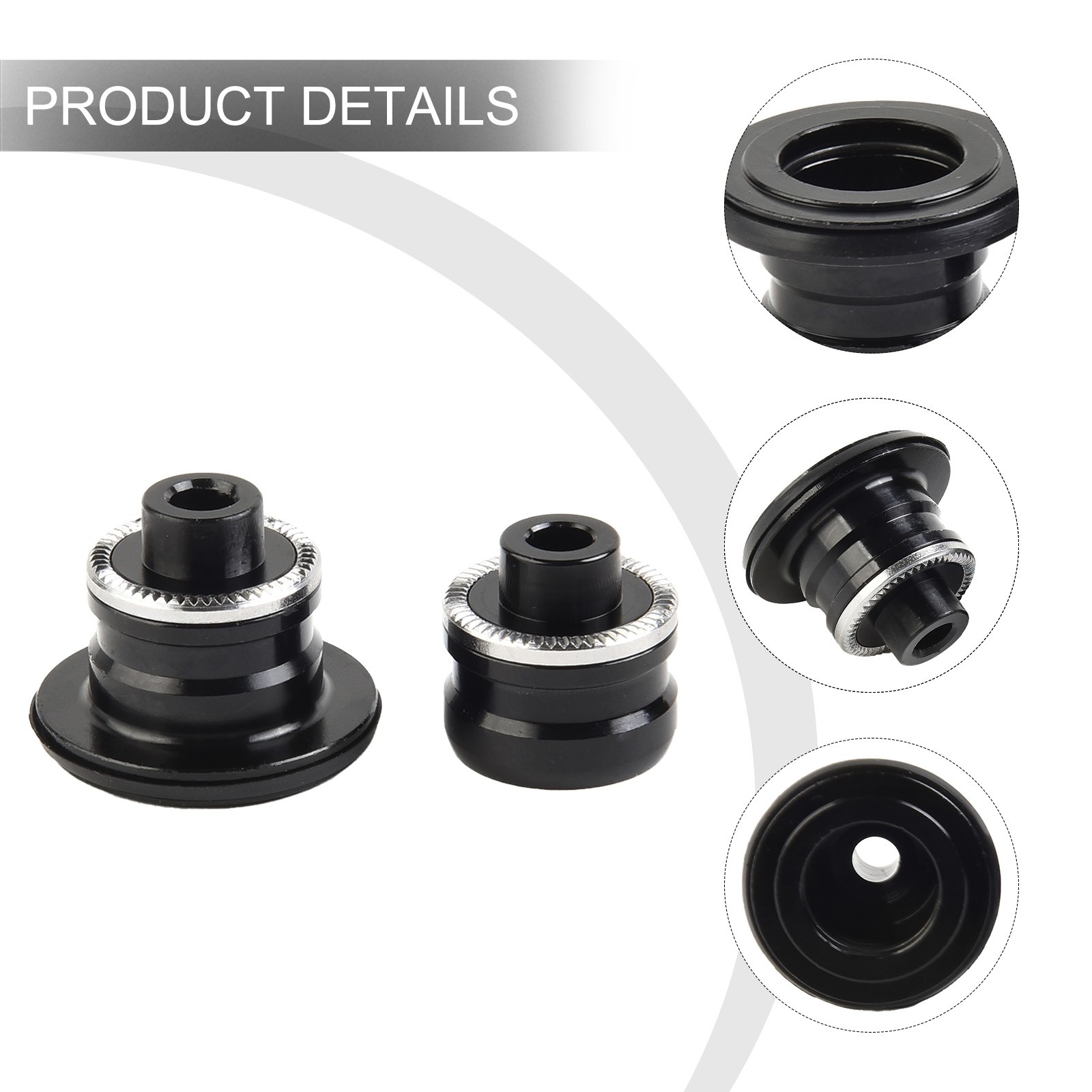 Bike Hub QR Quick Release Thru Axle Adapter Converter End Cap for Versatile Use - Picture 26 of 83