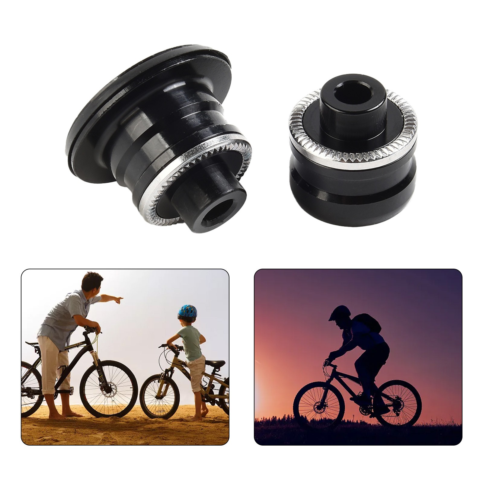 Bike Hub QR Quick Release Thru Axle Adapter Converter End Cap for Versatile Use - Picture 32 of 83