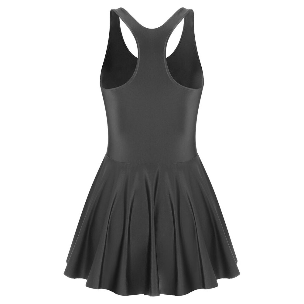 Brandneu Bademode weiblich glänzend Nachthemd Pyjama dehnbar ärmellos - Bild 27 von 71