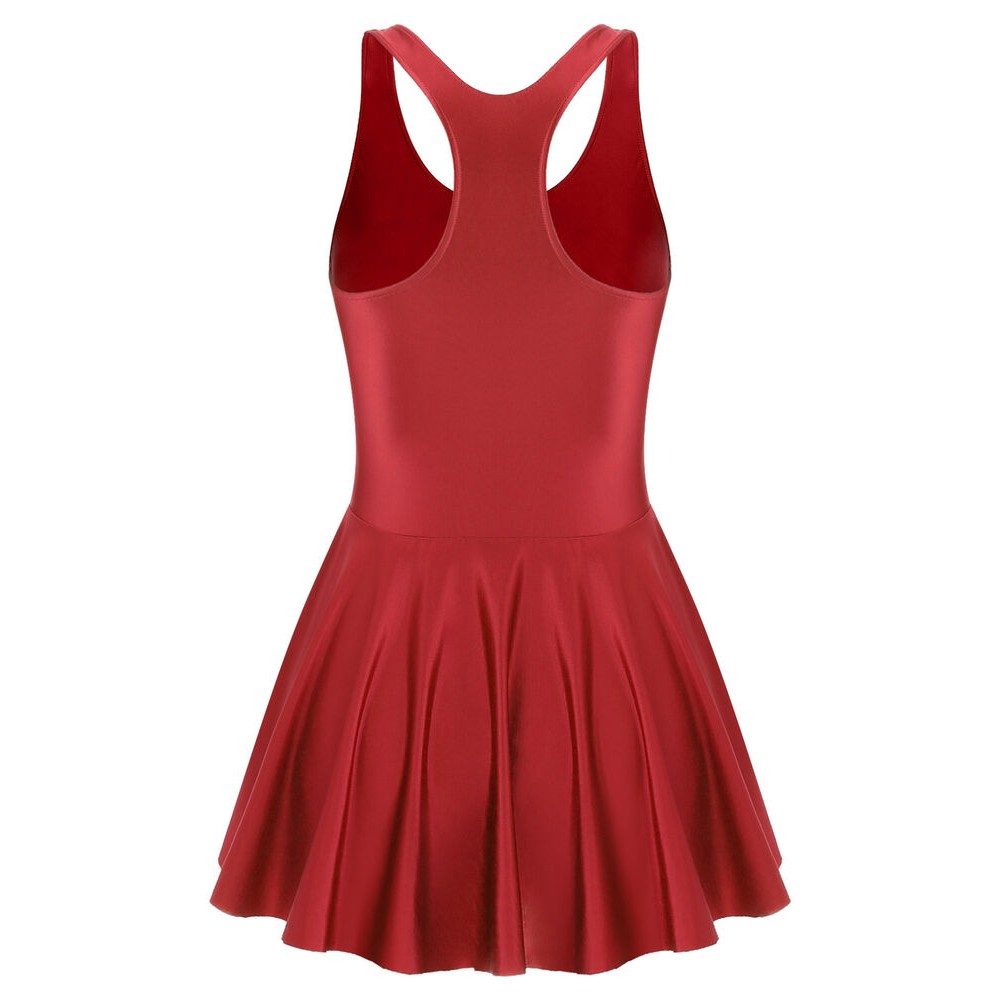 Brandneu Bademode weiblich glänzend Nachthemd Pyjama dehnbar ärmellos - Bild 54 von 71