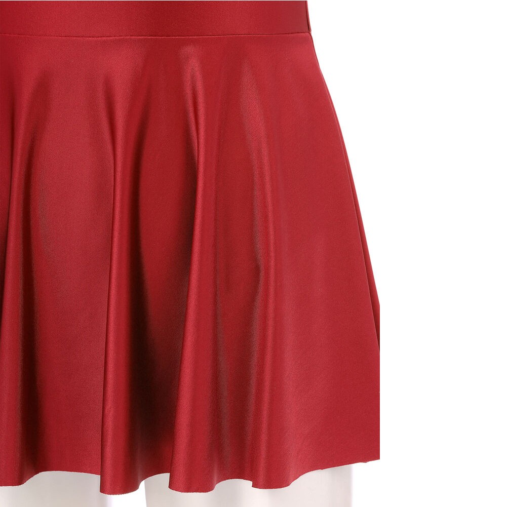 Brandneu Bademode weiblich glänzend Nachthemd Pyjama dehnbar ärmellos - Bild 46 von 71