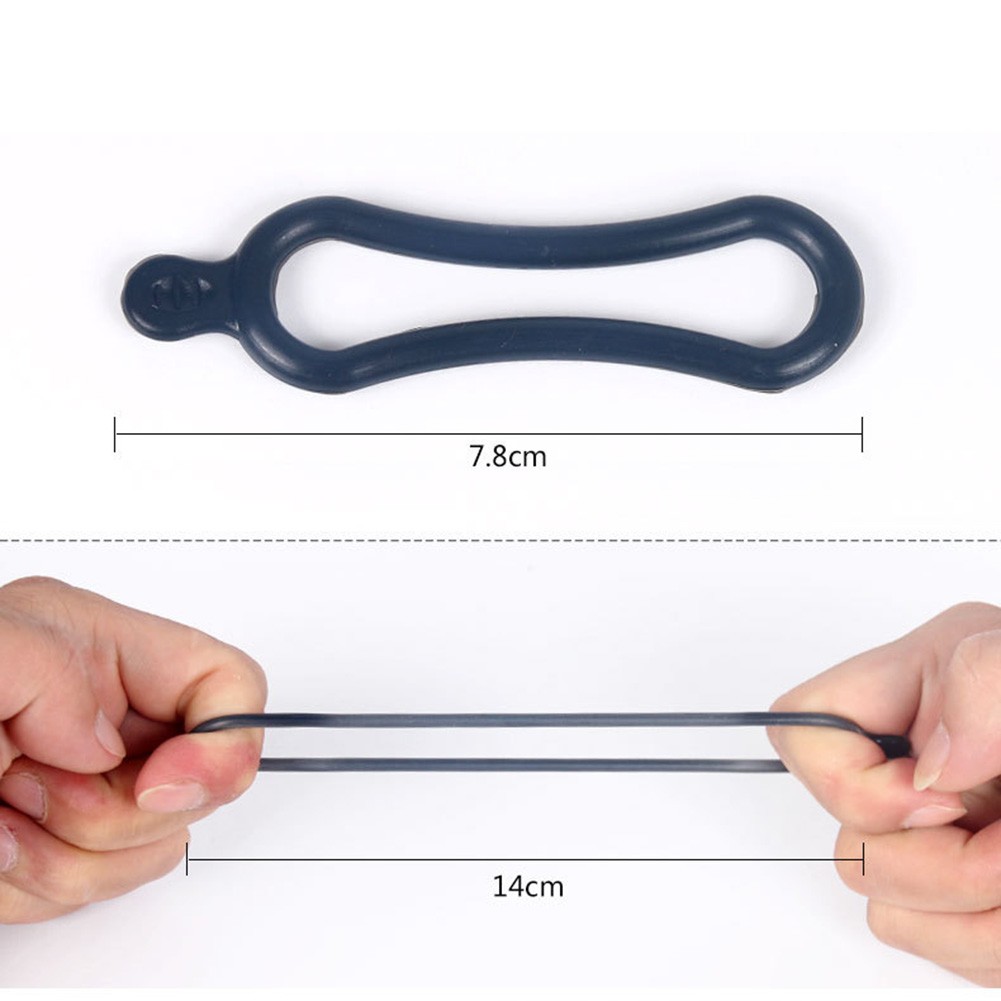 Clip Luce Bici Fascia Gel Luce LED Faro Bicicletta Elastico Manubrio - Foto 26 di 46