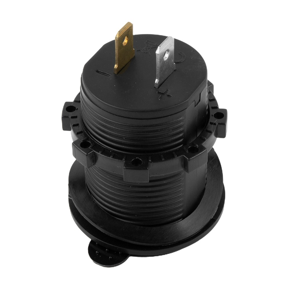 Voiture Motos Chargeur Prise Power Socket Noir DC12V-24V Double Port USB - Photo 26 sur 41