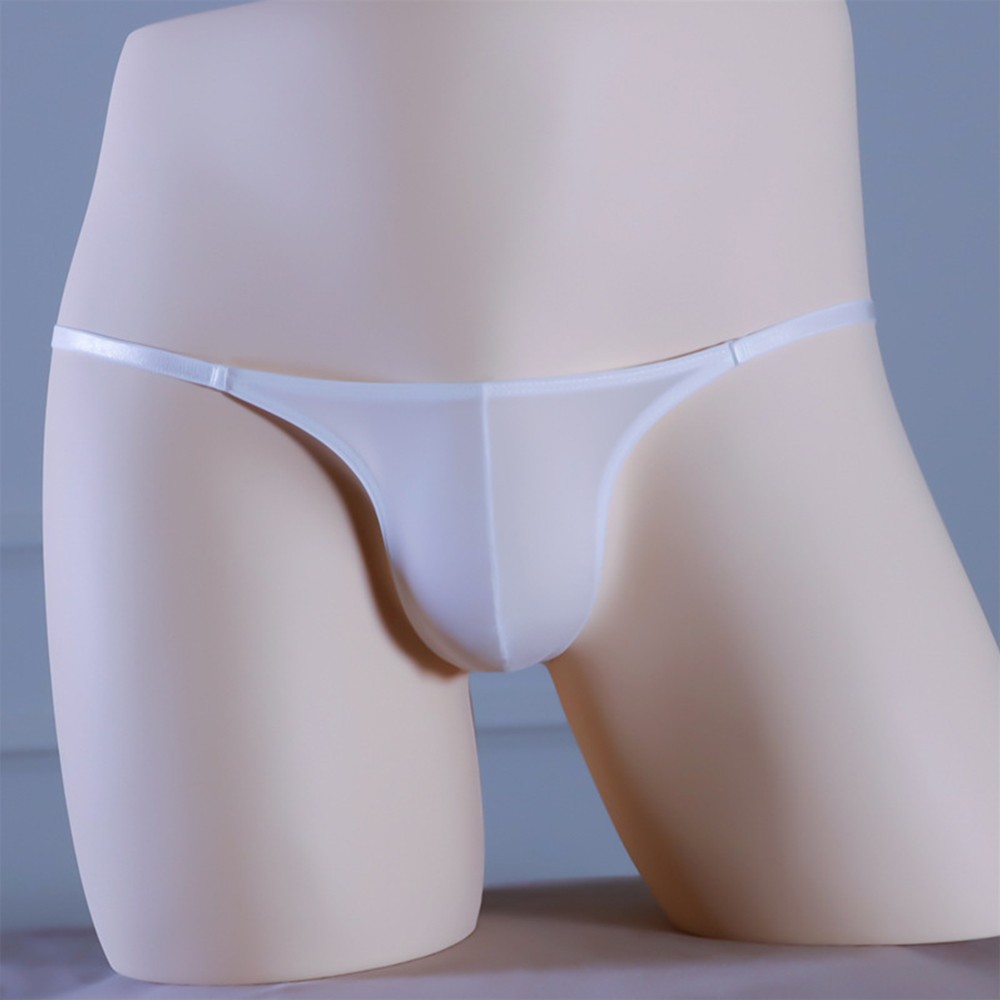 2023 Male Underpant Breathable Men\'s Panties See Thong Briefs Underwear - Picture 9 of 22