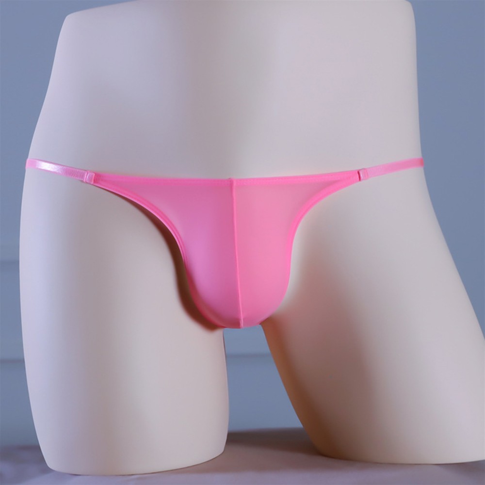 2023 Male Underpant Breathable Men\'s Panties See Thong Briefs Underwear - Picture 11 of 22