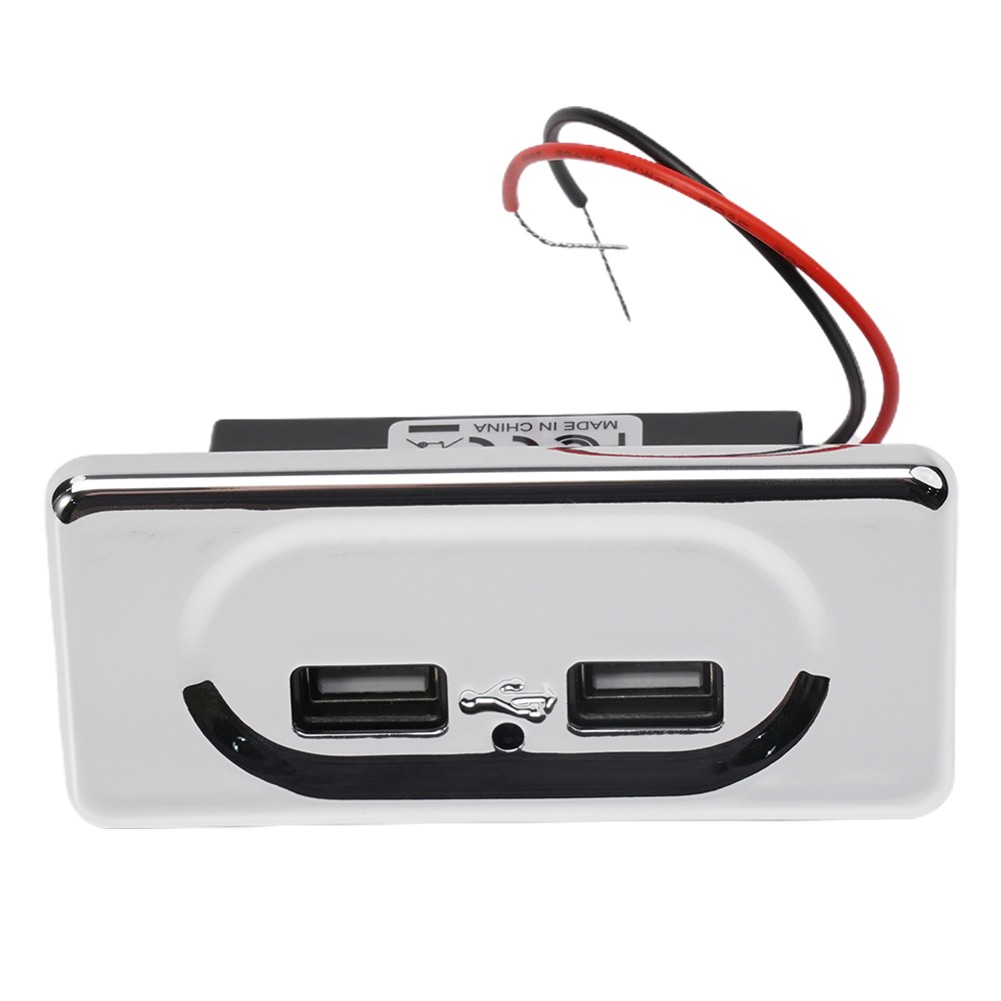 1* 12V Double Ports USB Prise Chargeur Charge pour Camping-car Caravane Camping- - Photo 5 sur 12