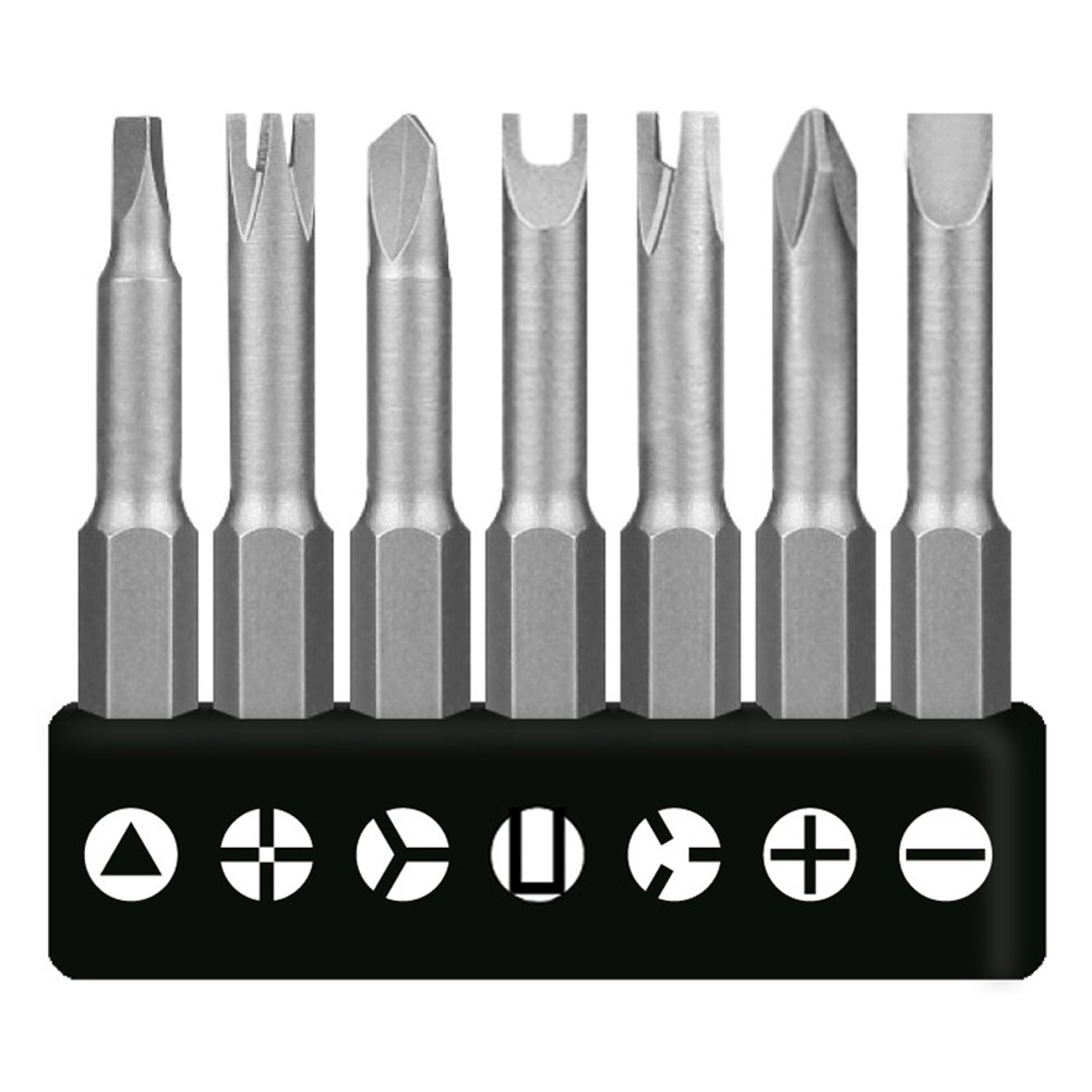 Tixiyu Jeu D'embouts de Tournevis Croisés Magnétiques Puissants S1/4, 200mm, 10 Pièces, pour un Fonctionnement Efficace, Applicable aux Amateurs de Bricolage