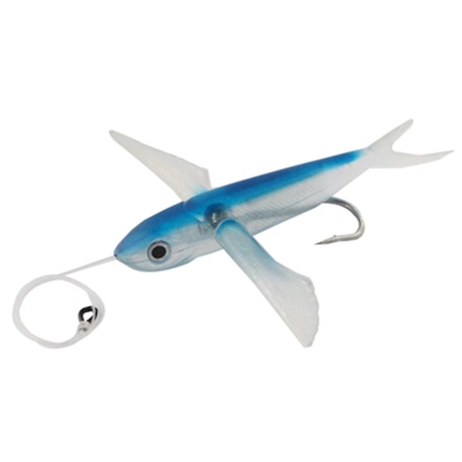 Artificial Bait Fishing Lure 3D Simulation Flying Fish Design PVC Material