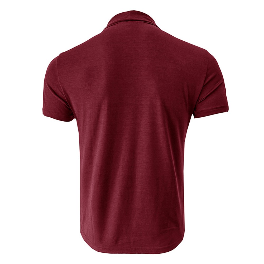 Brand New Men\'s Man\'s Shirts Sleeve Slim Solid Sports Fall Spring Fit Summer - Picture 14 of 22