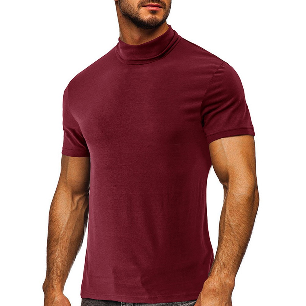 Brand New Men\'s Man\'s Shirts Sleeve Slim Solid Sports Fall Spring Fit Summer - Picture 13 of 22