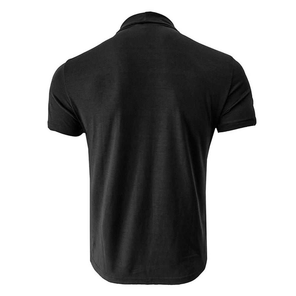 Brand New Men\'s Man\'s Shirts Sleeve Slim Solid Sports Fall Spring Fit Summer - Picture 18 of 22