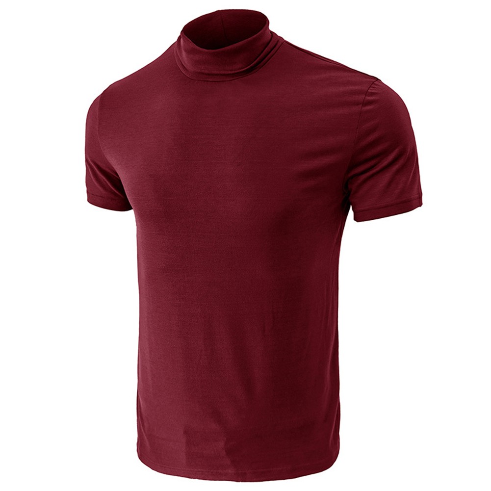 Brand New Men\'s Man\'s Shirts Sleeve Slim Solid Sports Fall Spring Fit Summer - Picture 15 of 22