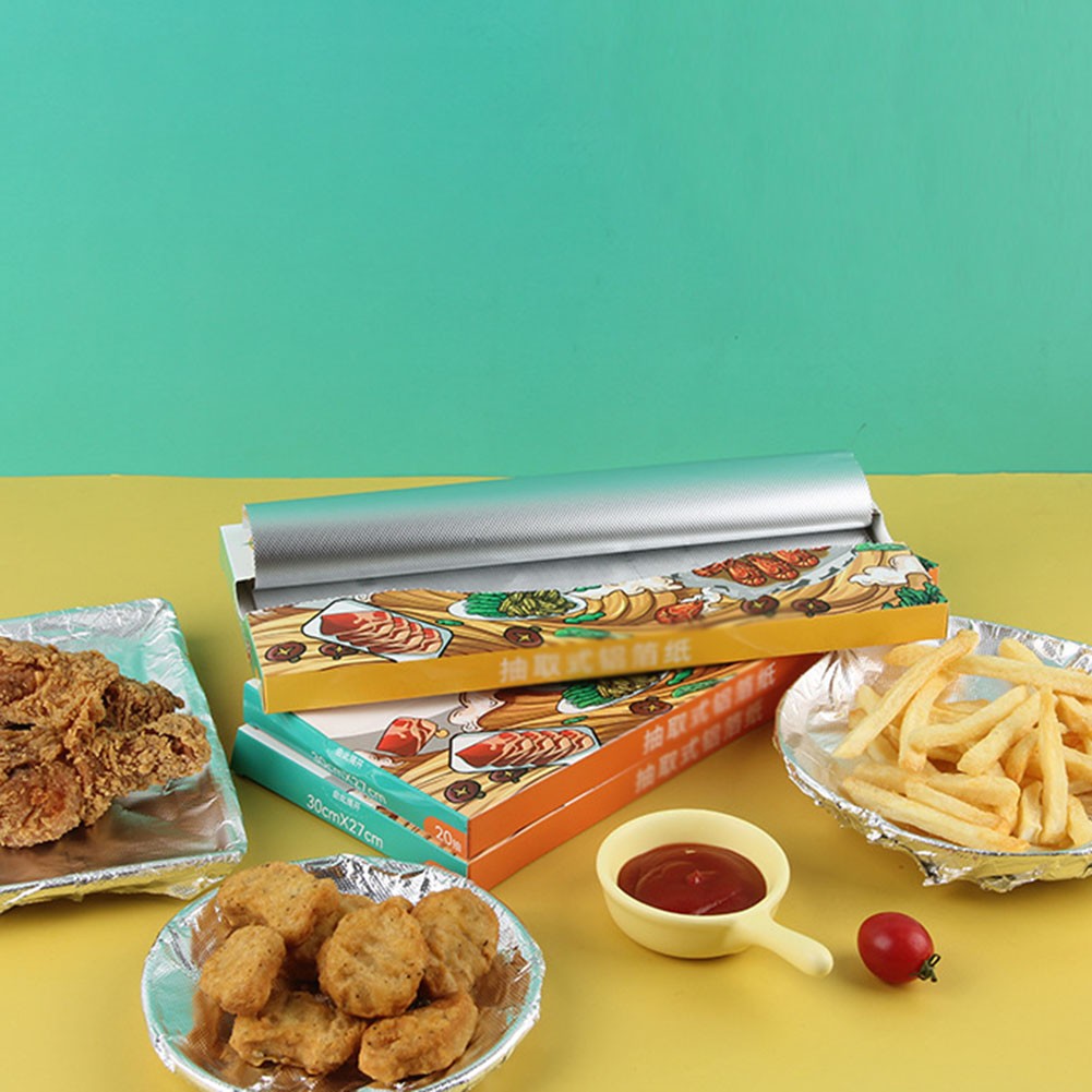 Premium Catering Tin Foil Paper 27x30cm Suitable for Ovens Freezers and BBQ - Picture 22 of 26