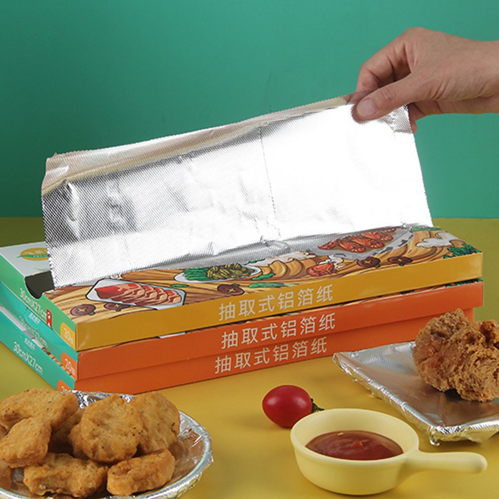 Premium Catering Tin Foil Paper 27x30cm Suitable for Ovens Freezers and BBQ - Picture 15 of 26