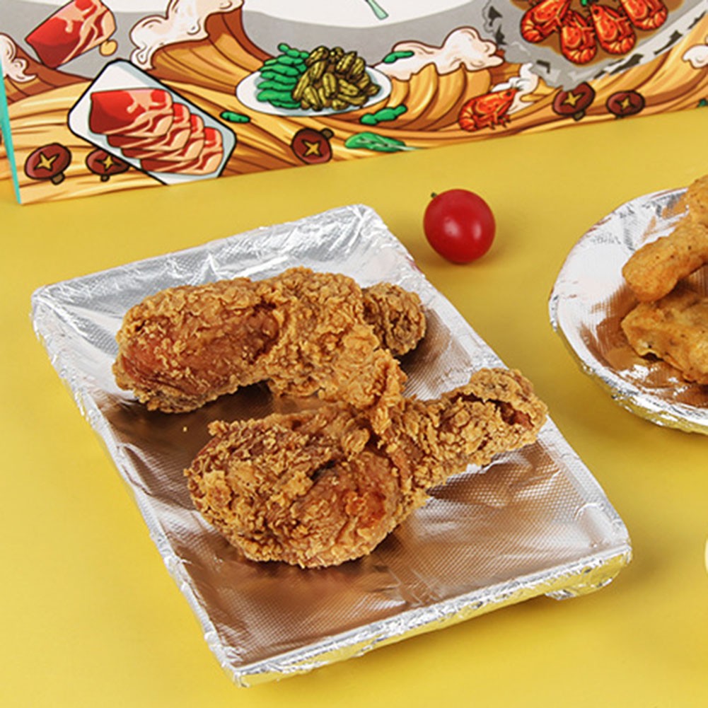 Premium Catering Tin Foil Paper 27x30cm Suitable for Ovens Freezers and BBQ - Picture 25 of 26