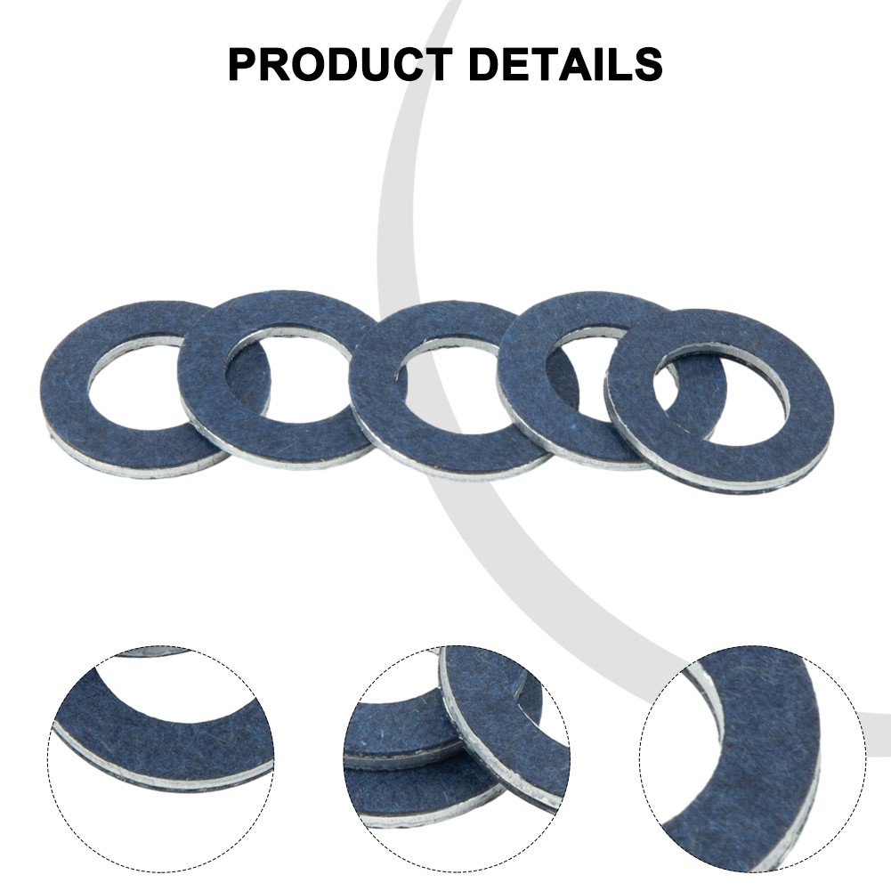 Premium Metal Washers Gasket Hole Set for Toyota OE9043012031 12mm (50 Pack) - Picture 12 of 12