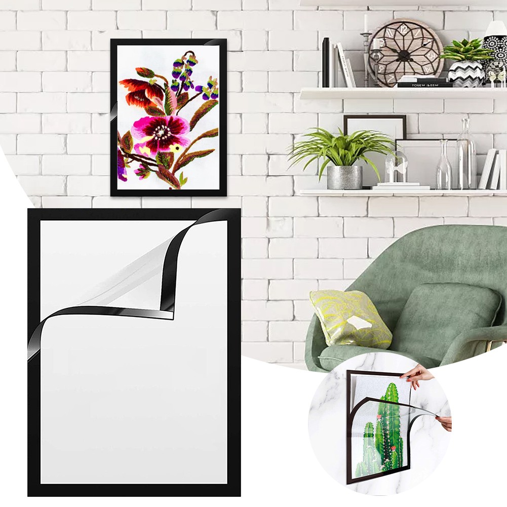 Bedroom Painting Frame Frames Stylish Wall DIY Decor Magnetic Pictures - Picture 14 of 15