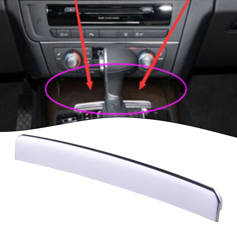 Perfect Match Front Center Gear Cover Trim Push Pull Bright Strip for A6 A7 - Picture 9 of 11