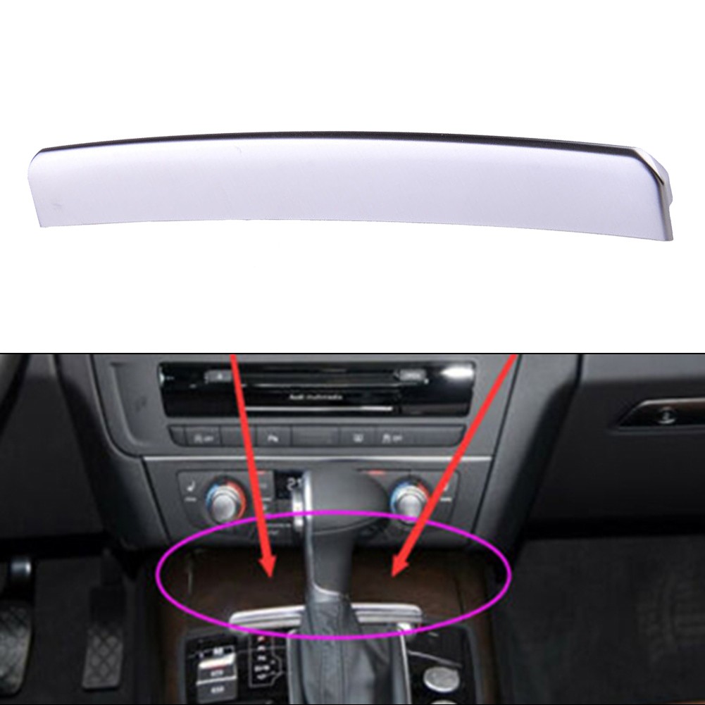 Perfect Match Front Center Gear Cover Trim Push Pull Bright Strip for A6 A7 - Picture 2 of 11