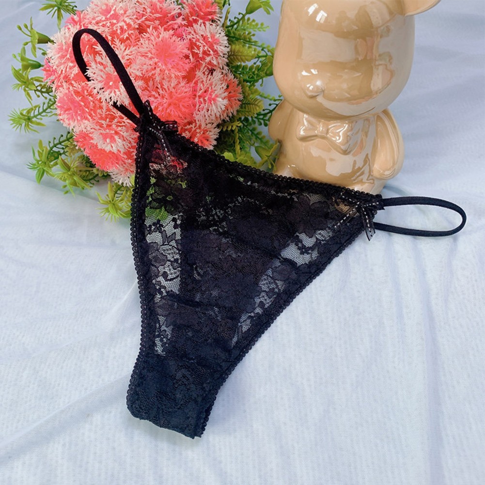 Unterwäsche G-String schöne niedrige Taille Nylon Höschen durchsichtig Tangas - Bild 13 von 15