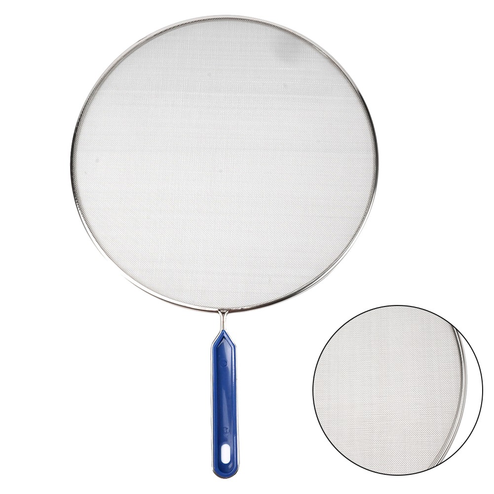 Küchenhelfer Schutz Ölnetz Anti Spritz Deckel 21cm 25cm 29cm 33cm Kochabdeckung - Bild 44 von 59