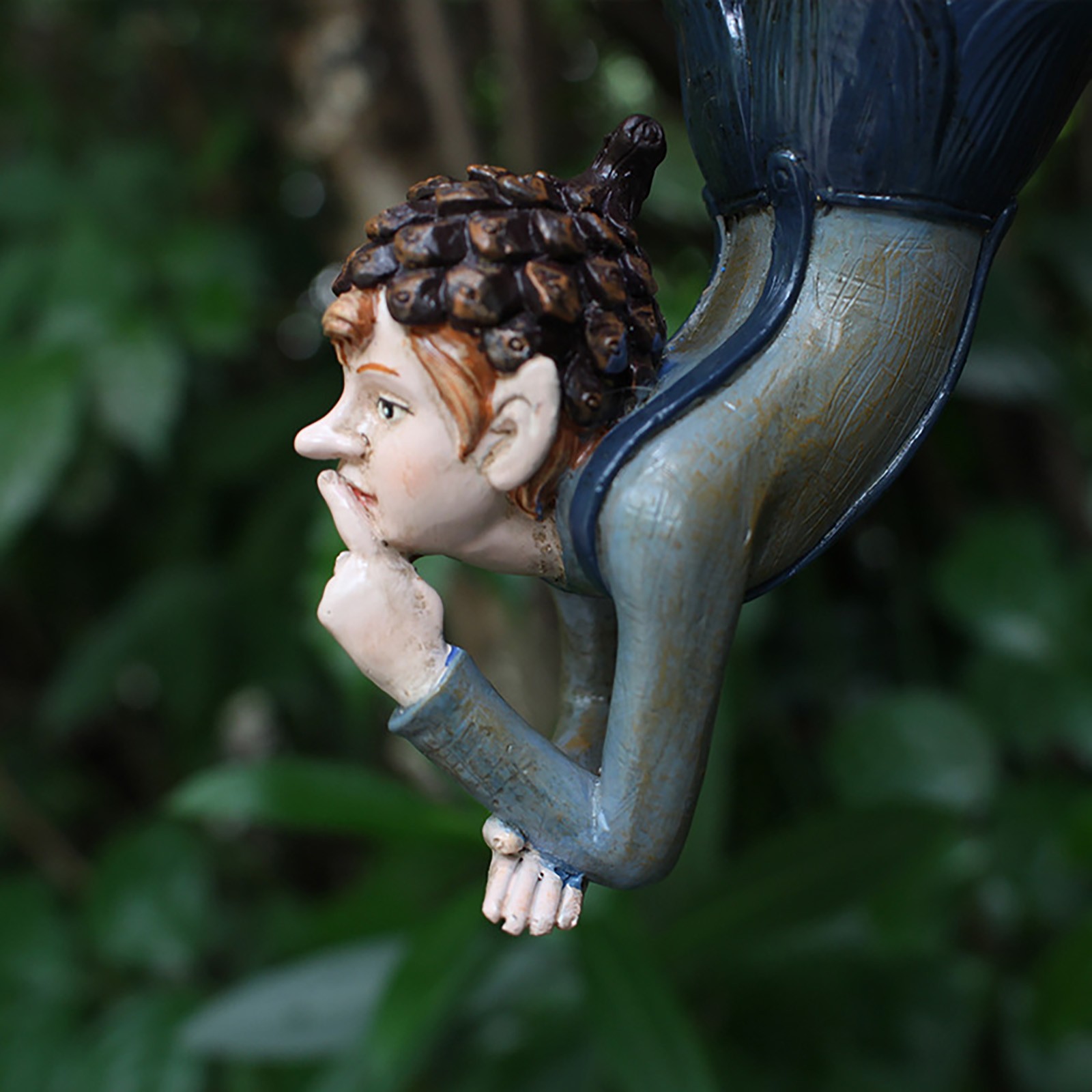 Skurrile Gartendeko Elfenschaukel Gartenstatuen für Ihren Außenbereich - Picture 16 of 19