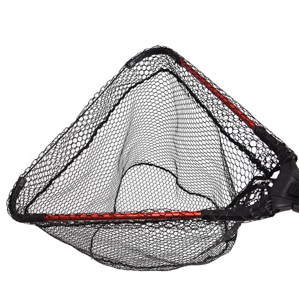 Shrink Net Dip Net ABS Aluminum Alloy Fly Fishing Single Triangular Folding - Picture 32 of 44