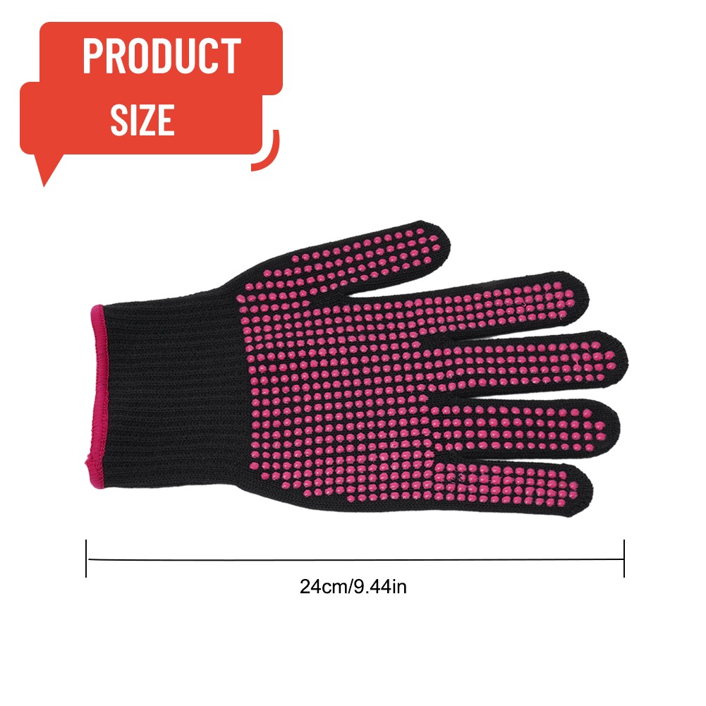 2er Set hitzebeständige Handschuhe für Grillen Ofen & Kochen schwarz weiß - Picture 25 of 35
