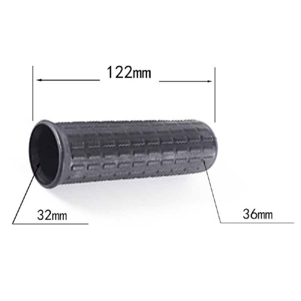 Wheelbarrow Rubber Handles Weatherproof 2pcs Barrow Handle Black Comfort - Picture 54 of 55