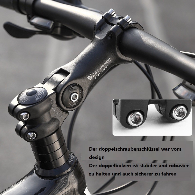 MTB Fahrrad Bike Lenkererhöhung ALU Vorbauverlängerung Zyklus-Verstellbar DE