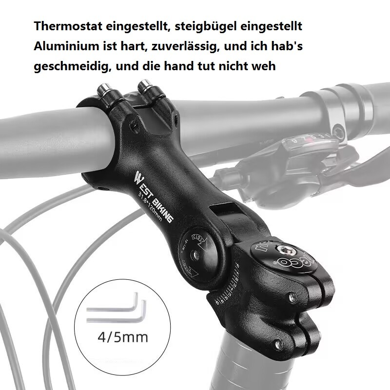 MTB Fahrrad Bike Lenkererhöhung ALU Vorbauverlängerung Zyklus-Verstellbar DE