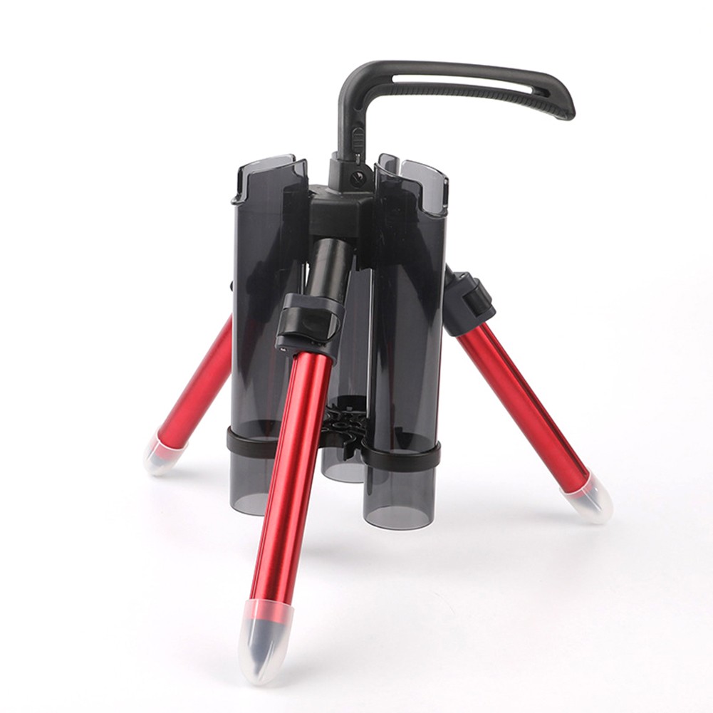 Convenient Folding Fishing Pole Stand Tripod Holder Adjustable and