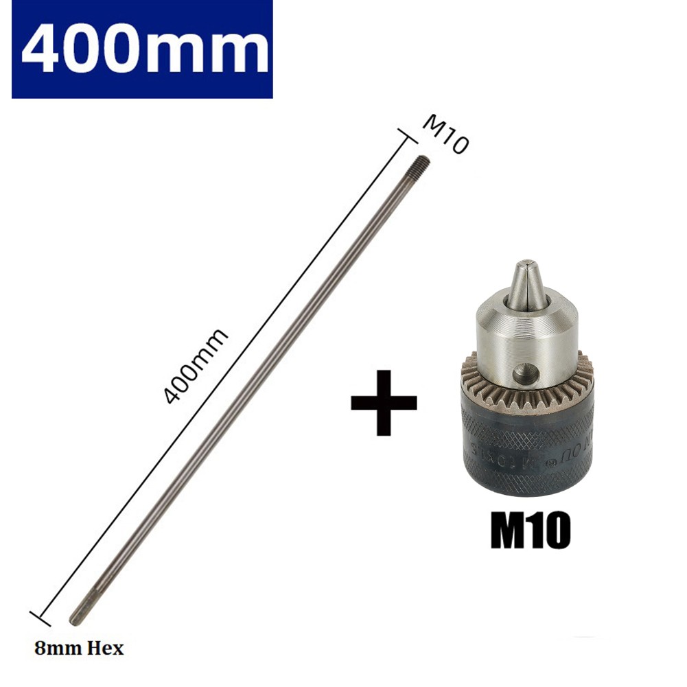 Asta di collegamento per foratura profonda set 2 pezzi 300-600 mm metallo con punta in carburo - Foto 44 di 57