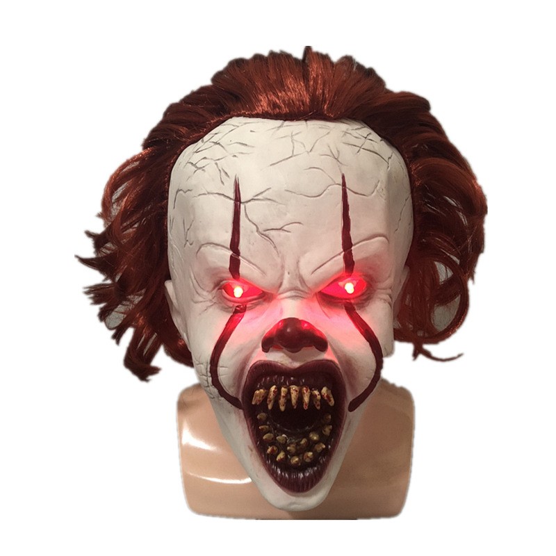 Horror Halloween MaskePennywise Cosplay Clown Fasching Maske-Stephen Kings Es