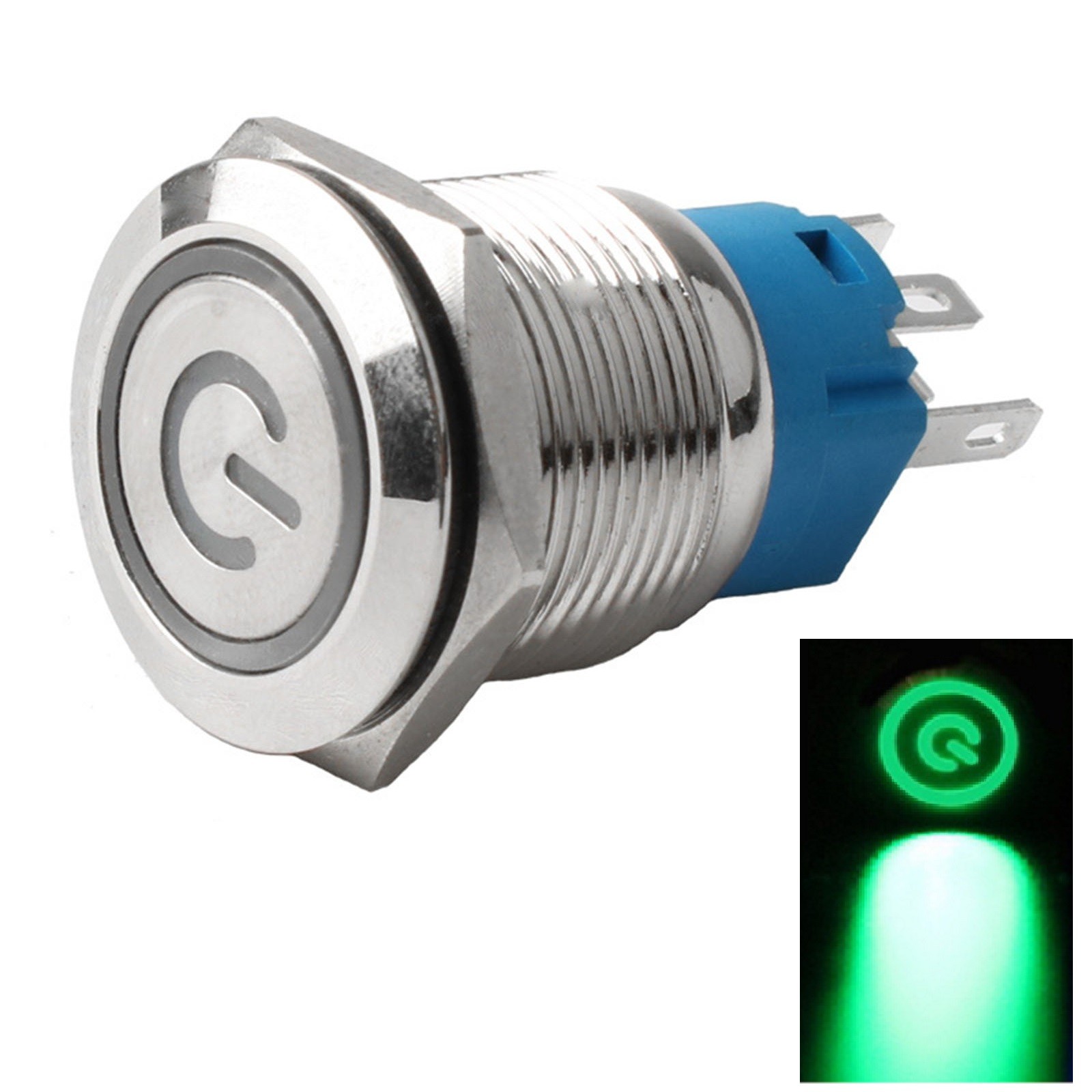 High Quality 16mm Metal Push Button Switch with Power LED for Easy - Picture 7 of 8